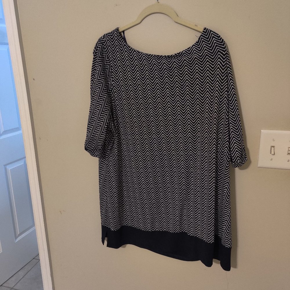Charter club chevron print tunic
